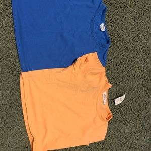 2 cotton on cropped t shifts